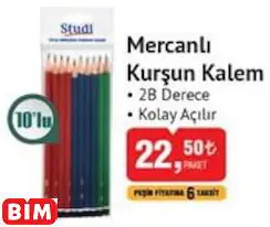 STUDİ MERCANLI KURŞUN KALEM STUDİ MERCANLI KURŞUN KALEM